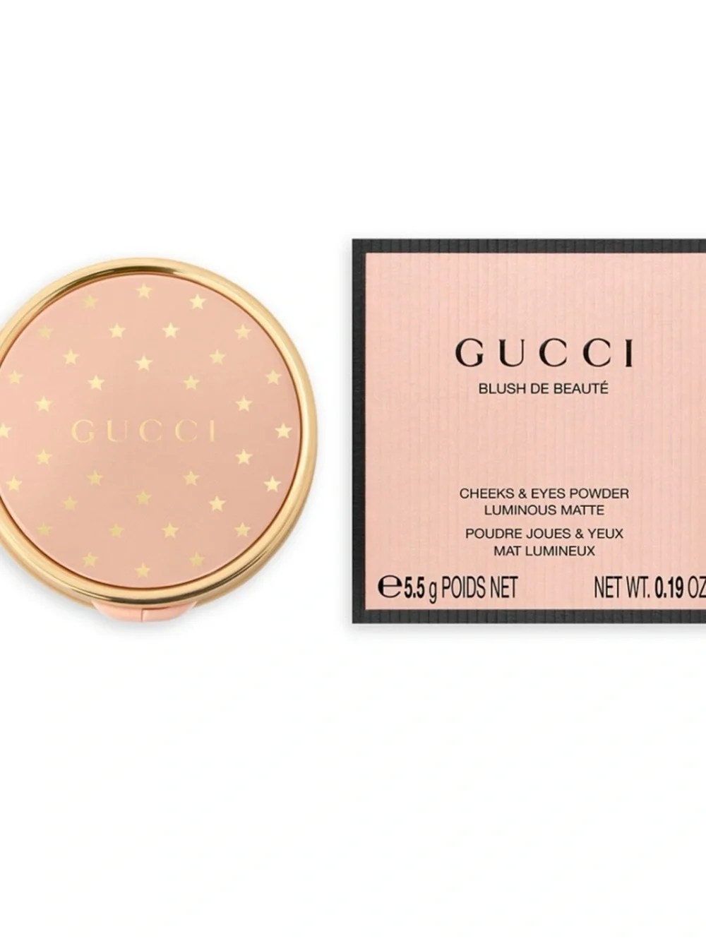 Gucci Cheeks & Eyes Powder Luminous Matte in Soft Rose Pink